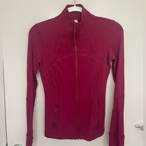 Lululemon Athletica Raspberry Zip-Up Jacket